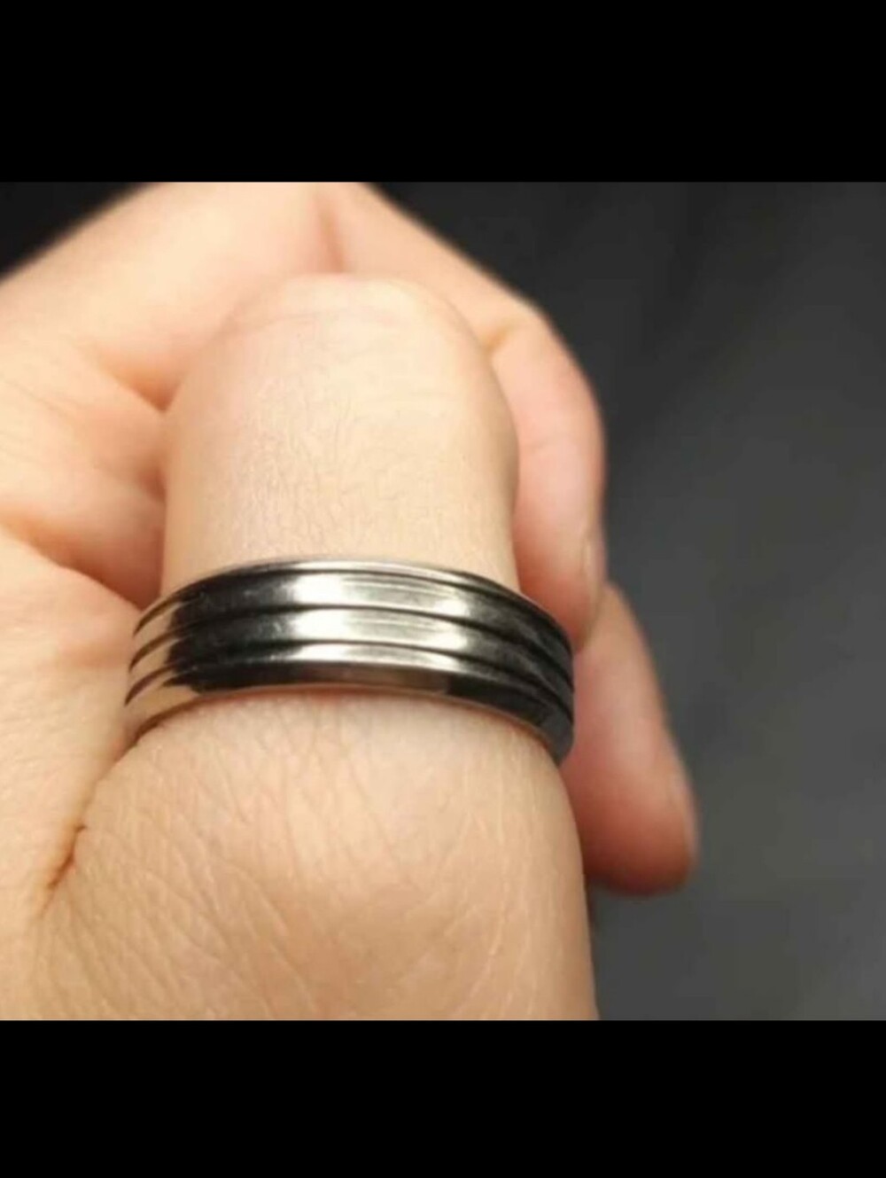 Men's Stainless Steel Multi-Band Ring